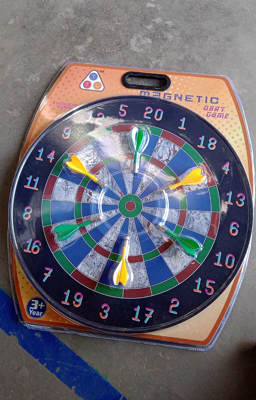 Magnetic Dart Board Game Set with 6 Safe Darts for Kids & Adults Magnetic Dart Board Game Set with 6 Safe Darts for Kids & Adults